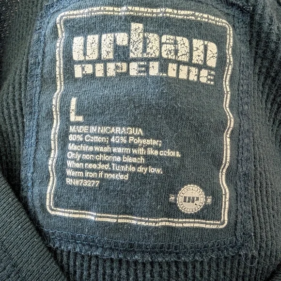 Urban Pipeline Men's Blue Striped Shirt Size L - Picture 2 of 2